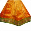 Designer Golden Yellow Pattu Parikini with contrast border SSV-32 - Click here to View more details about this Product
